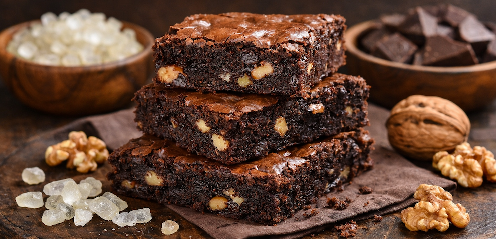 Brownies ochucené mastichou